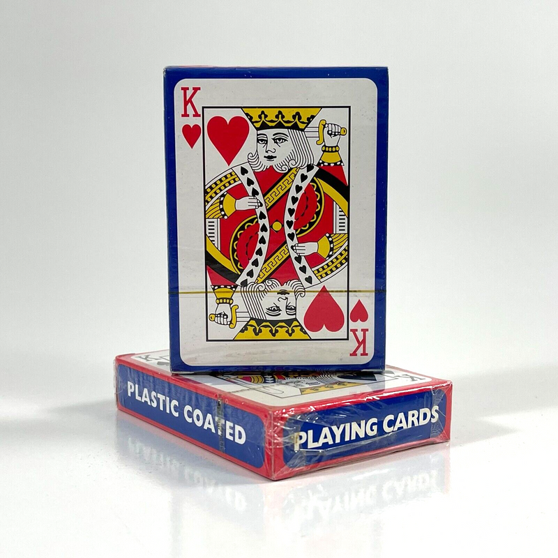 Dal Rossi Wooden Card Box with 2 Decks of Playing Cards