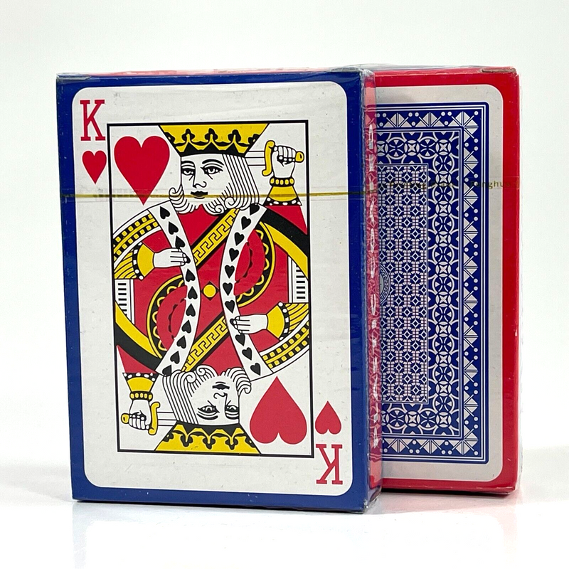 Dal Rossi Wooden Card Box with 2 Decks of Playing Cards