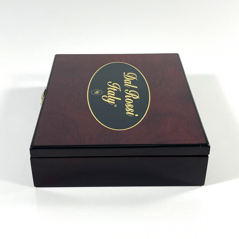 Dal Rossi Wooden Card Box with 2 Decks of Playing Cards