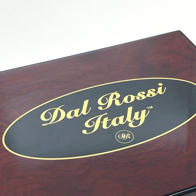 Dal Rossi Wooden Card Box with 2 Decks of Playing Cards