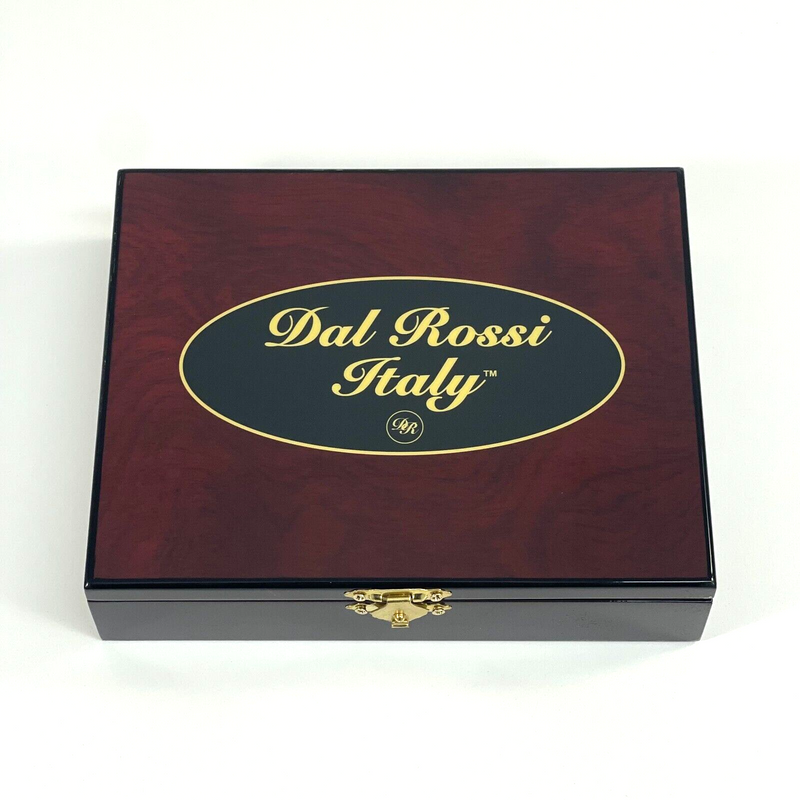 Dal Rossi Wooden Card Box with 2 Decks of Playing Cards