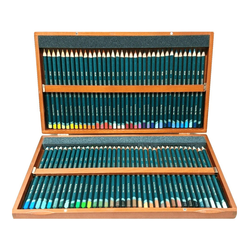 Derwent Artist 72-Colour Pencil Set in Wooden Gift Box | Professional Quality Art Supplies