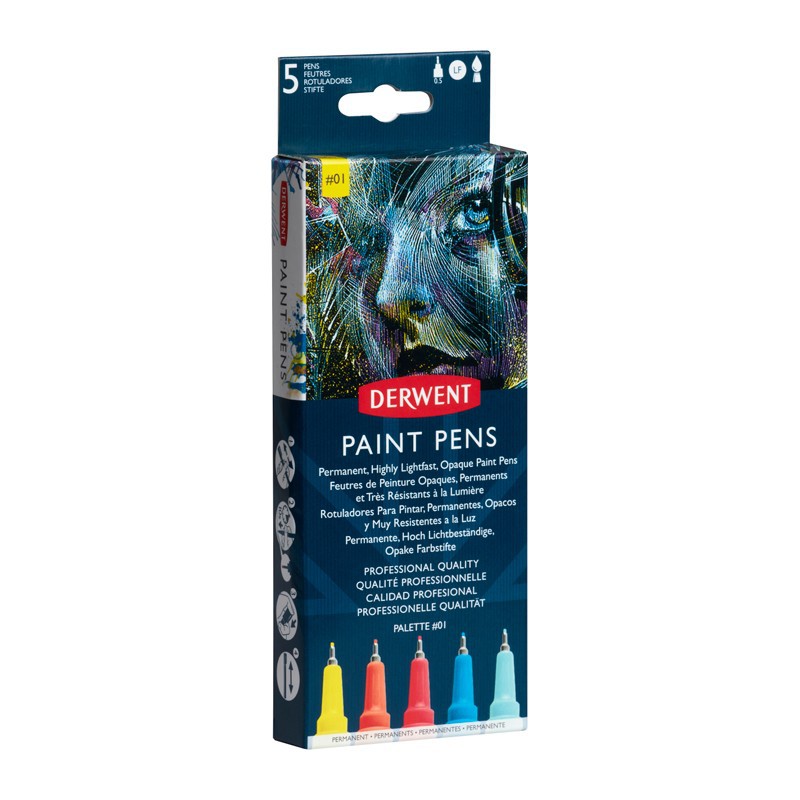 Derwent Permanent Paint Pens Palette