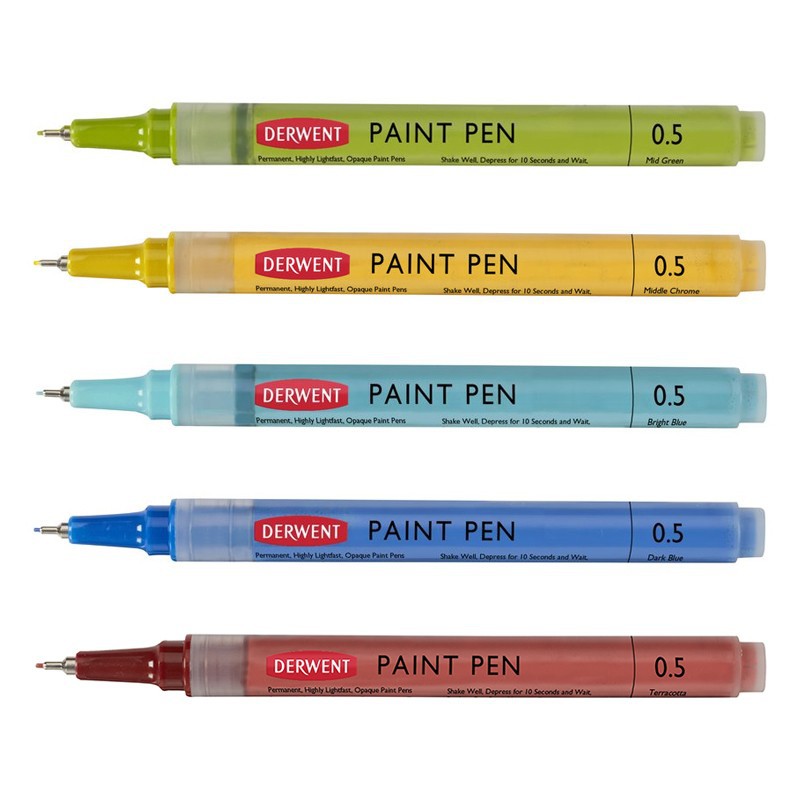 Derwent Permanent Paint Pens Palette