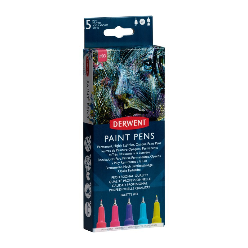 Derwent Permanent Paint Pens Palette