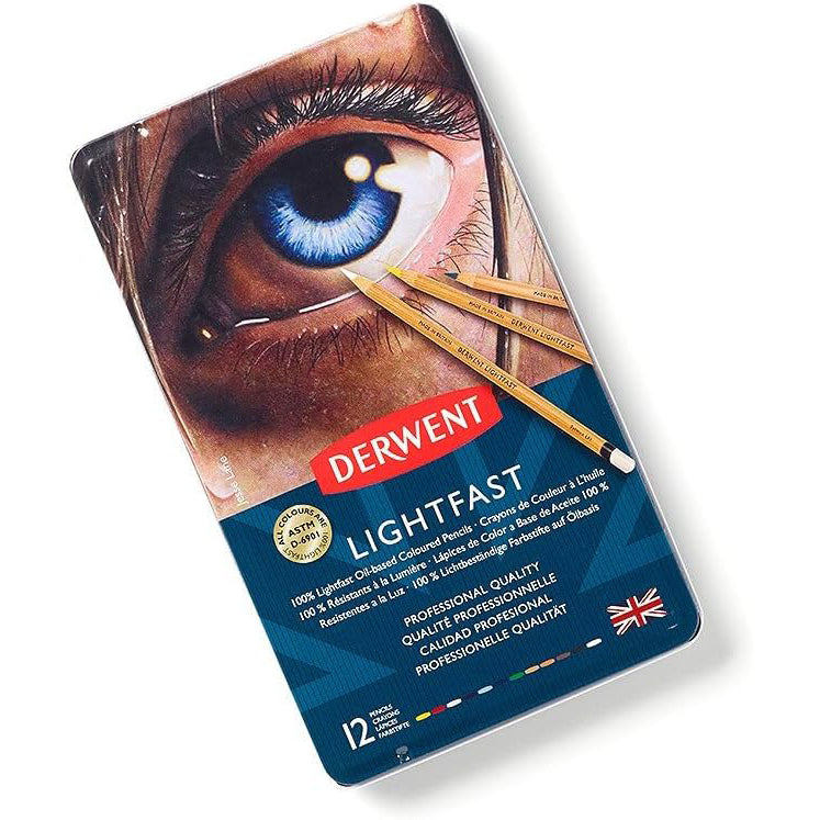 Derwent Artists 100% Lightfast Pencils Tin Set