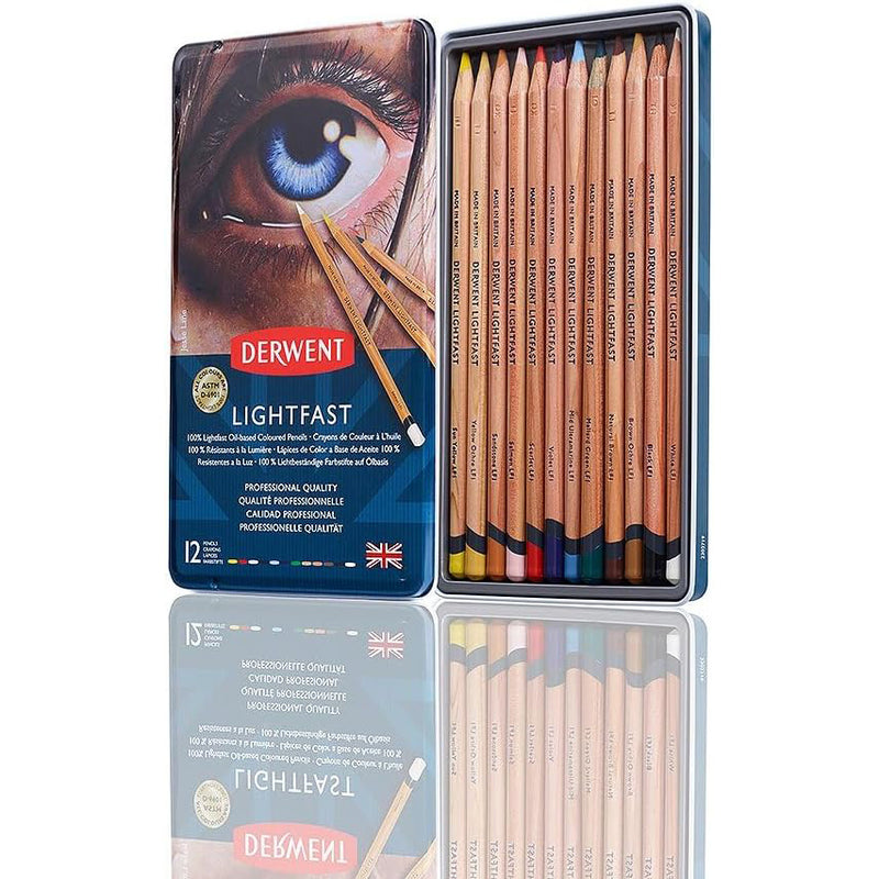 Derwent Artists 100% Lightfast Pencils Tin Set