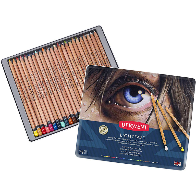 Derwent Artists 100% Lightfast Pencils Tin Set