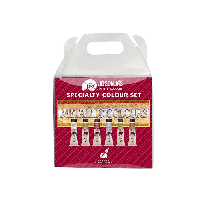 Jo Sonja's Metallic Paint Set 6 x 20ml