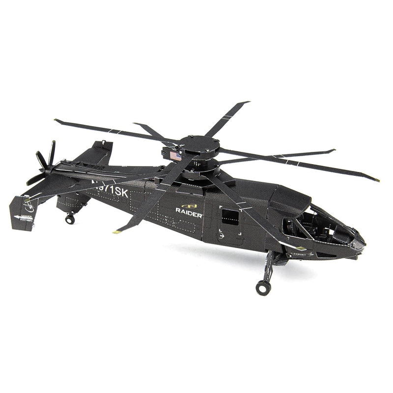 Metal Earth 3D Model Building Kit - S-97 Raider Attack Helicopter