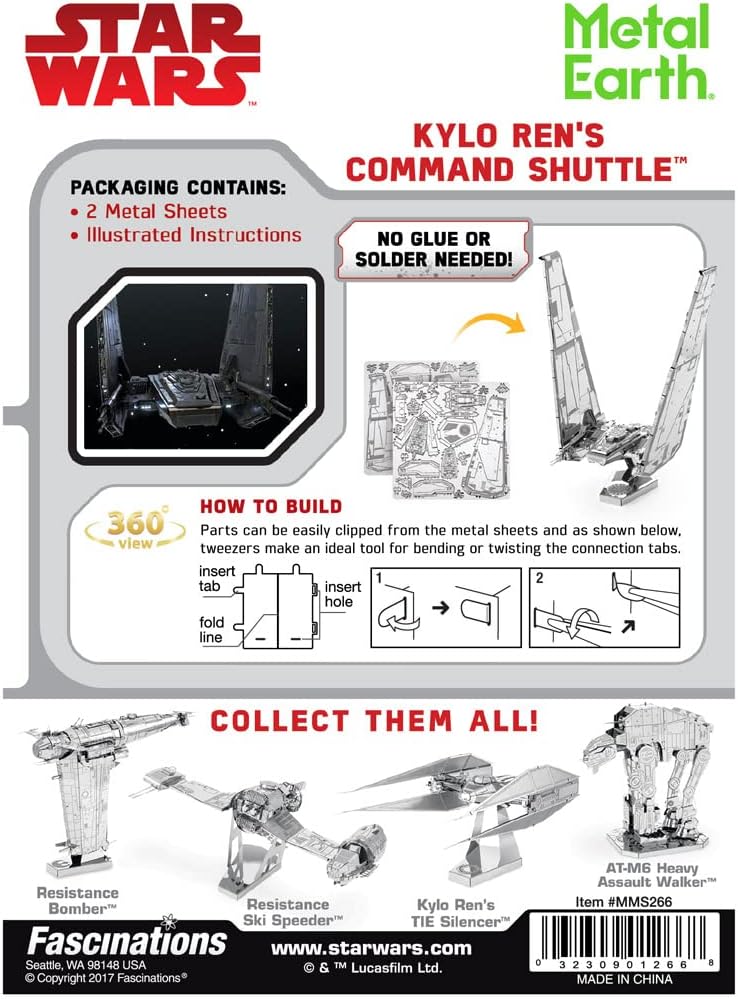 Metal Earth - Star Wars Kylo Ren's Command Shuttle