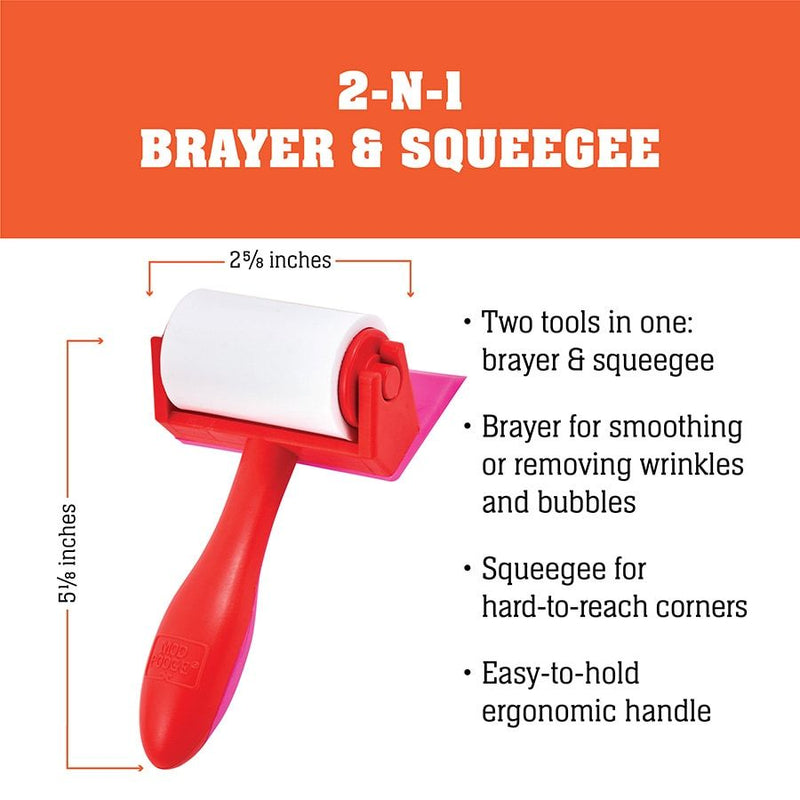 Mod Podge 2-n-1 Brayer & Squeegee Smoothing Tool