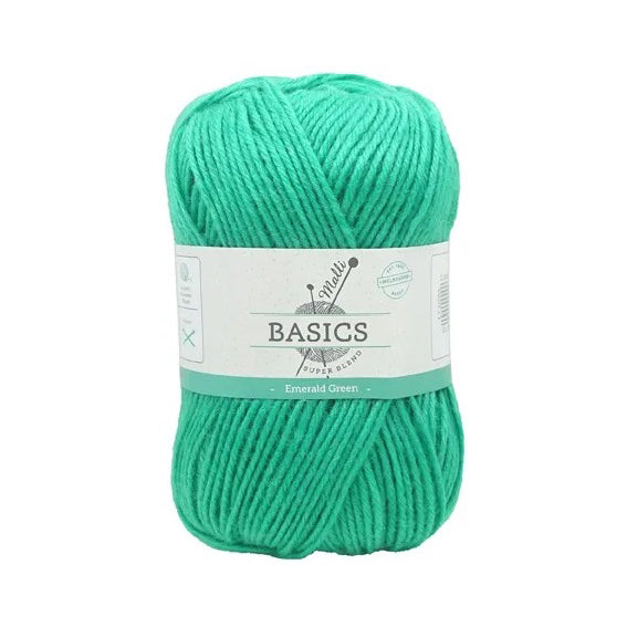 Malli Knitting Super Blend 100g Acrylic Yarn - Emerald Green