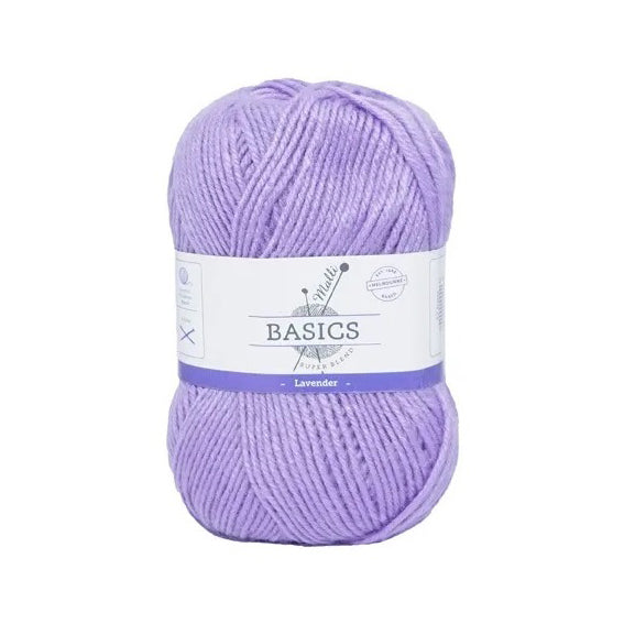 Malli Knitting Super Blend 100g Acrylic Yarn - Lavender