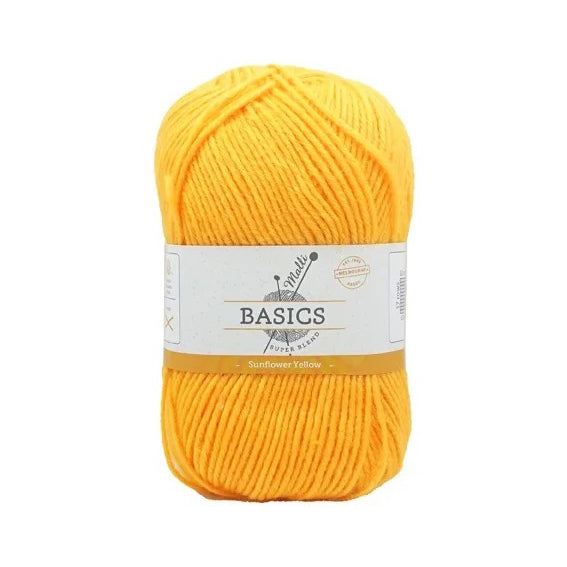 Malli Knitting Super Blend 100g Acrylic Yarn - Pumpkin Orange