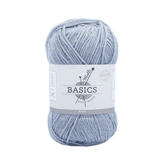 Malli Knitting Super Blend 100g Acrylic Yarn - Koala