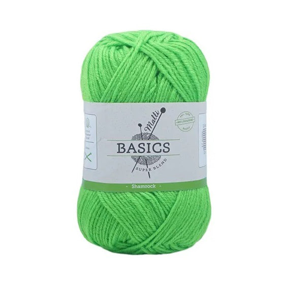 Malli Knitting Super Blend 100g Acrylic Yarn - Shamrock