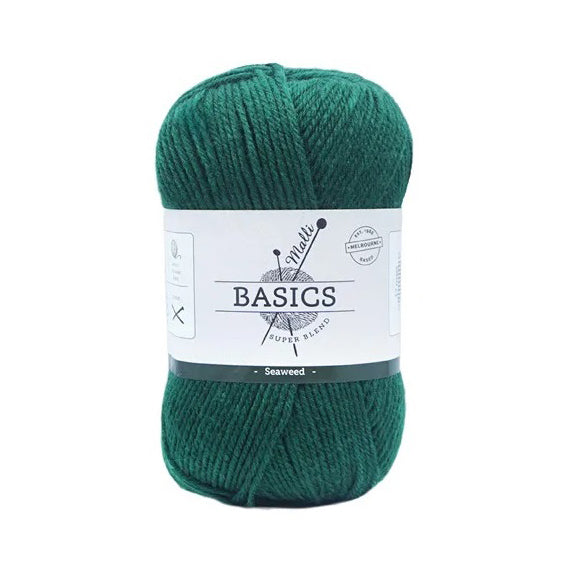 Malli Knitting Super Blend 100g Acrylic Yarn - Seaweed