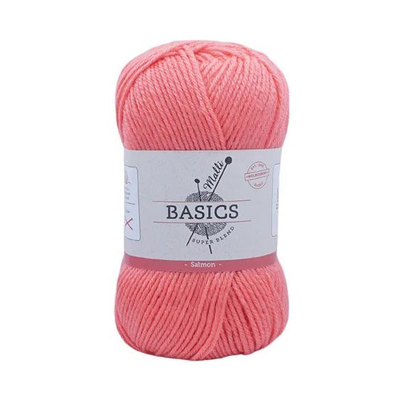 Malli Knitting Super Blend 100g Acrylic Yarn - Salmon