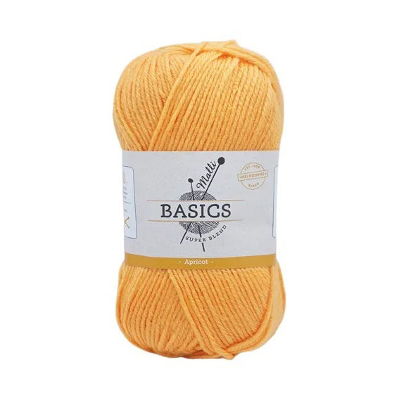 Malli Knitting Super Blend 100g Acrylic Yarn - Apricot