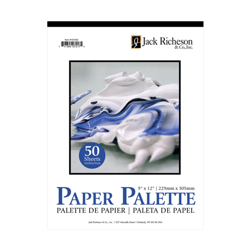 Jack Richeson White Disposable Paper Palette - 9" x 12"