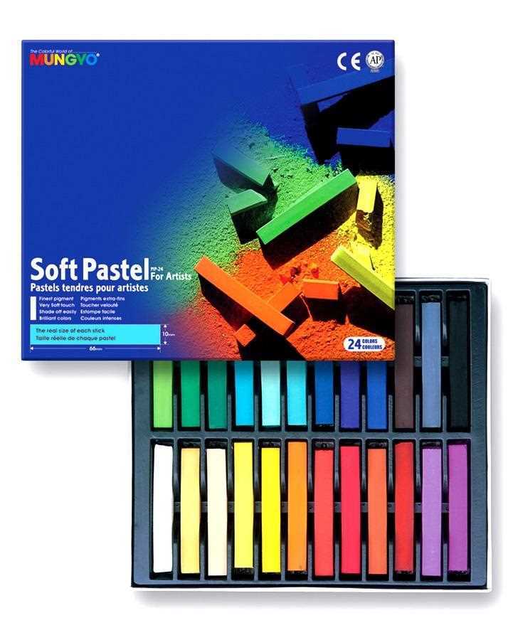 Mungyo Artists Square Pastels - 24pk