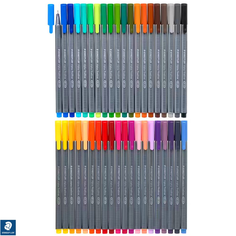 STAEDTLER 42 Triplus Fineliner Pens Art Colouring Markers