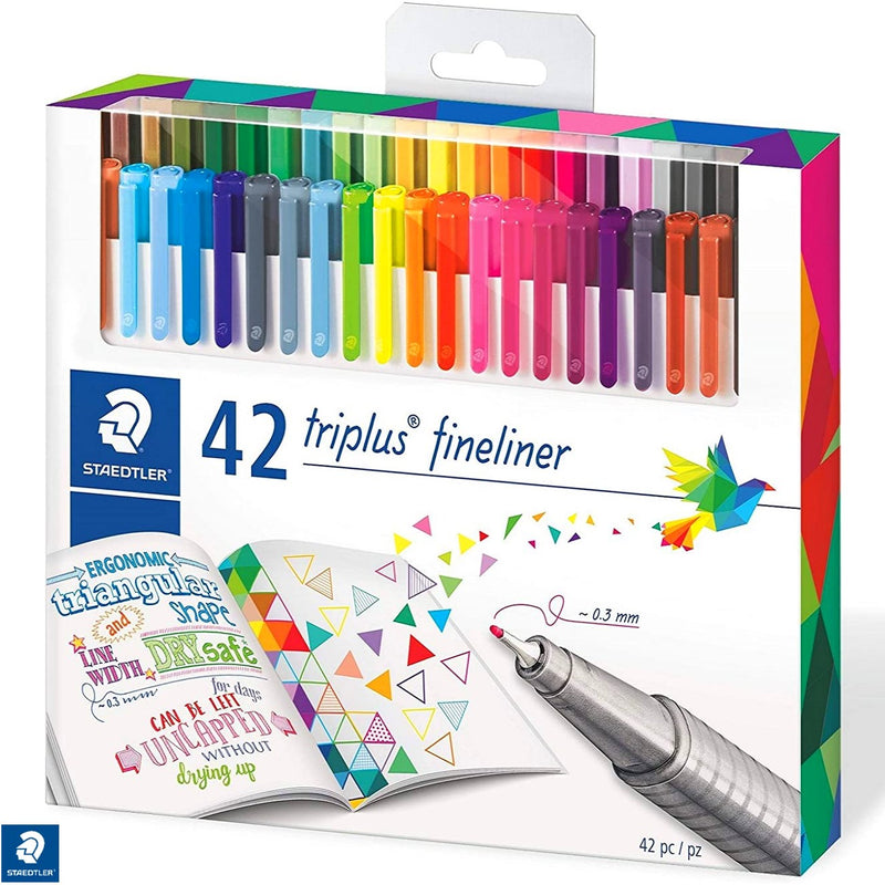 STAEDTLER 42 Triplus Fineliner Pens Art Colouring Markers