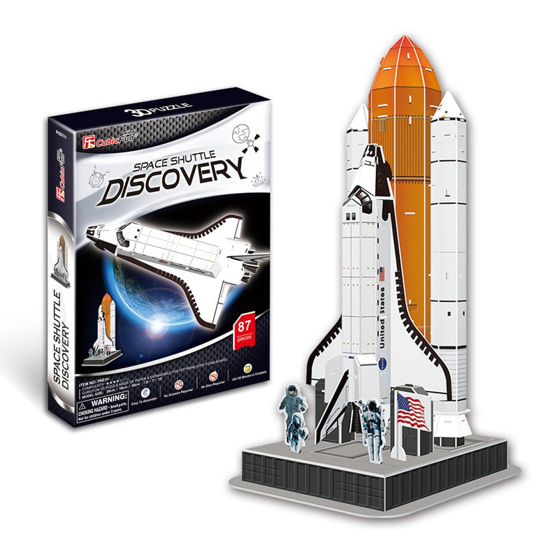 Cubic Fun Space Shuttle Discovery 3D Puzzle Model Building Kit