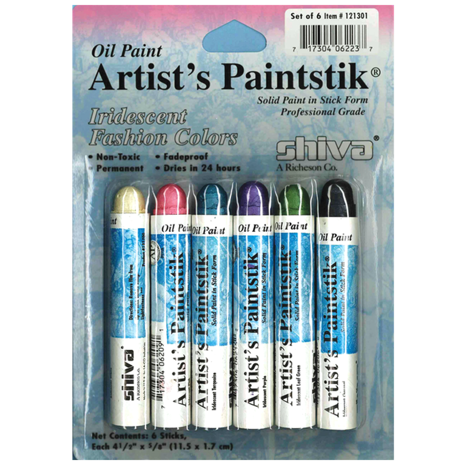 Shiva Artist's Paintstik Oil Color - Fluorescent Set of 6